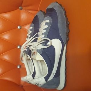 NIKE x J CREW Vintage Waffle Racer Midnight Navy Blue White Off 316658-400 5.5